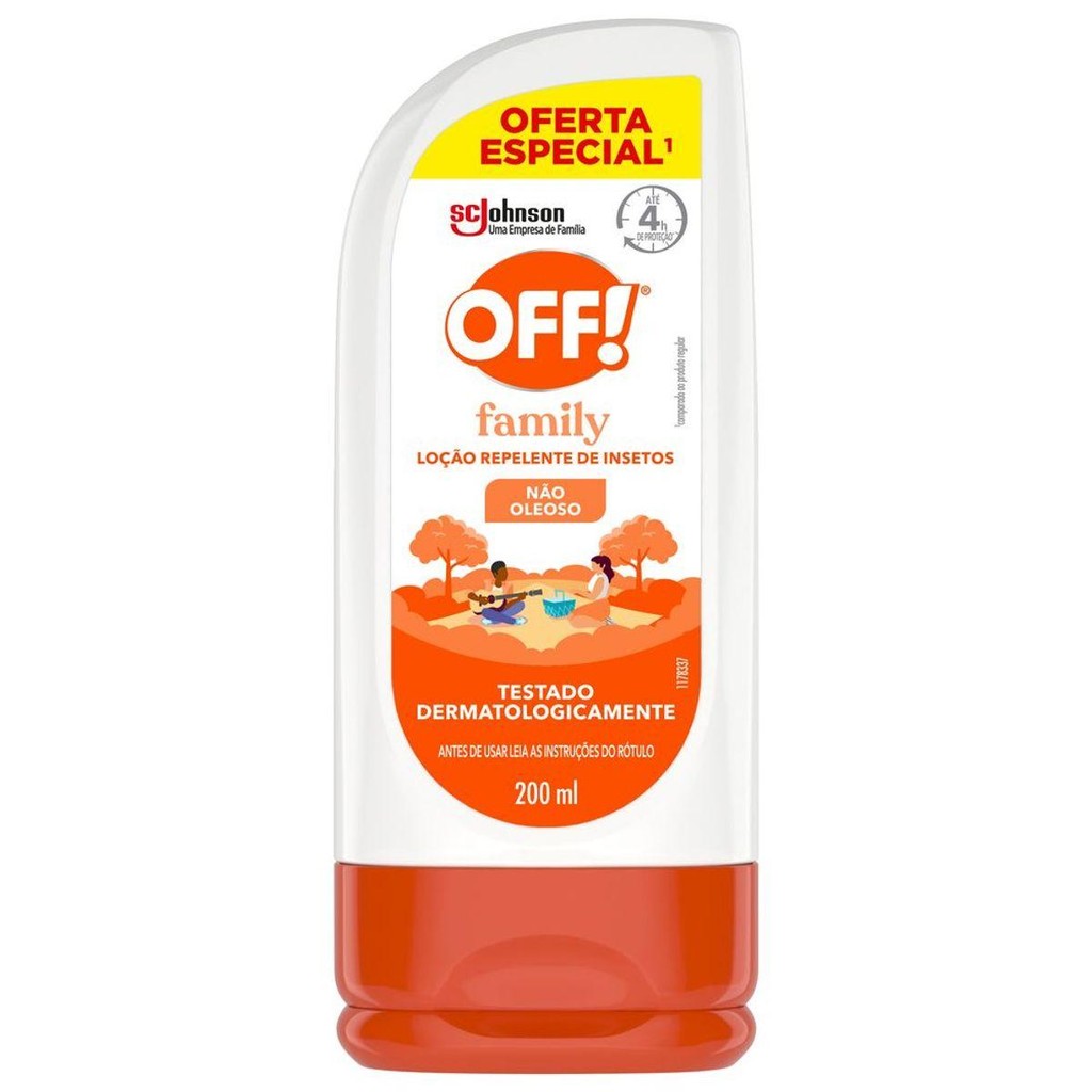 Repelente OFF Family Loção 200ml Oferta Especial - Beauty