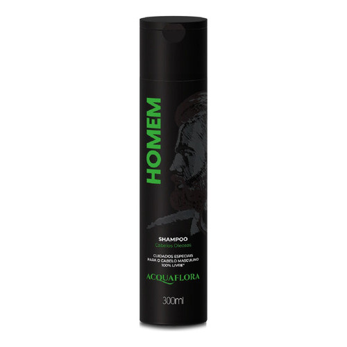 Shampoo Acquaflora Homem Cabelos Oleosos 300ml