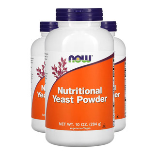 Kit 3x Levedura Nutricional em Pó Now Foods 284 g Importado /Made in Usa em Oferta na Shopee