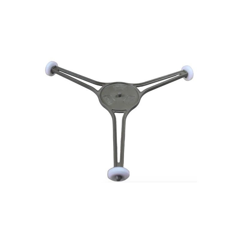 Roldana Giratoria Tripla 15cm Para Prato De Microondas Comptivel Lg