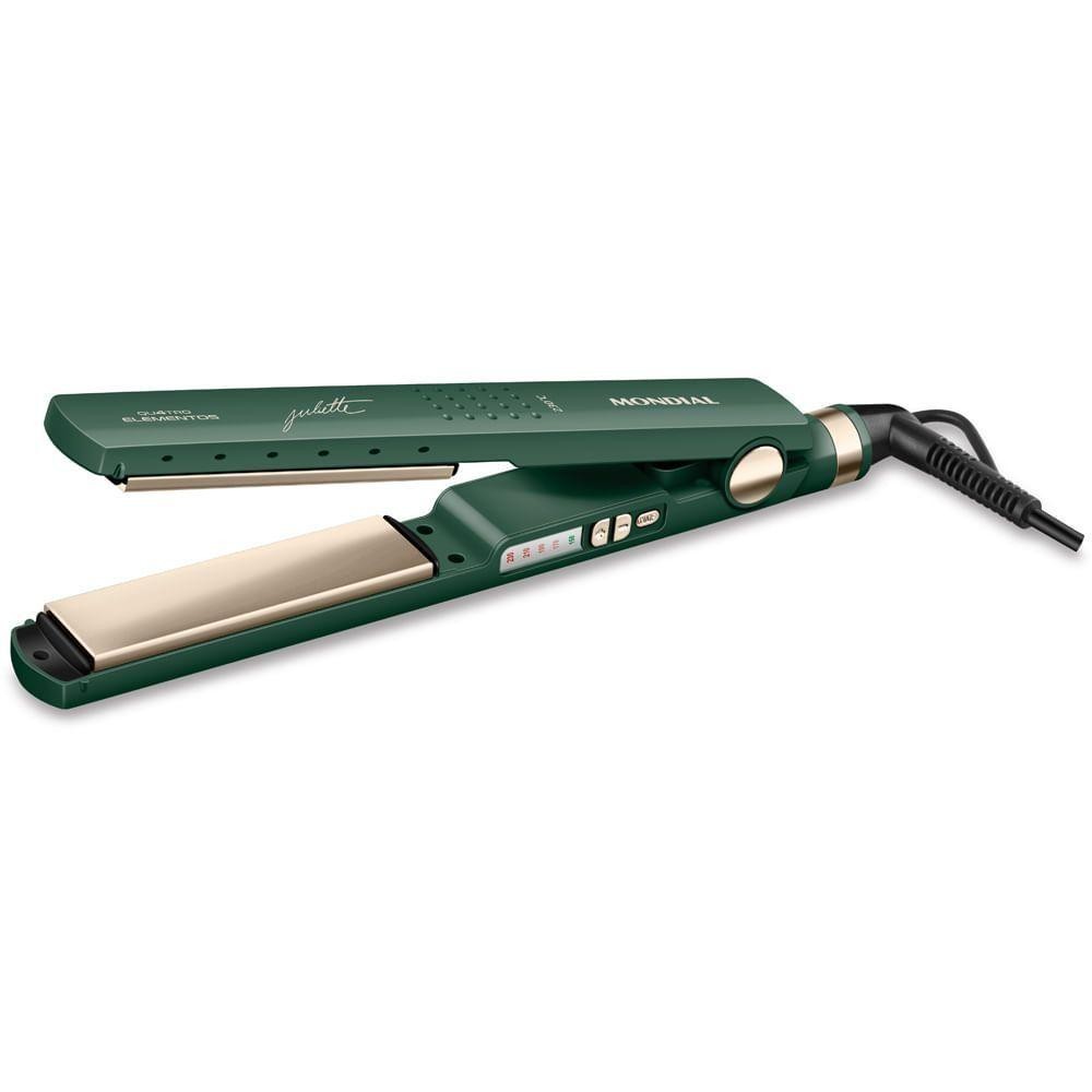 Prancha Alisadora By Juliette Mondial Verde Oliva 60W Bivolt
