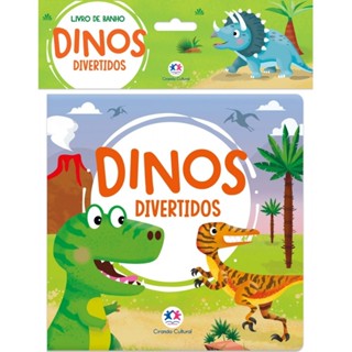 Livro Banho Dinos divertidos em Oferta na Shopee