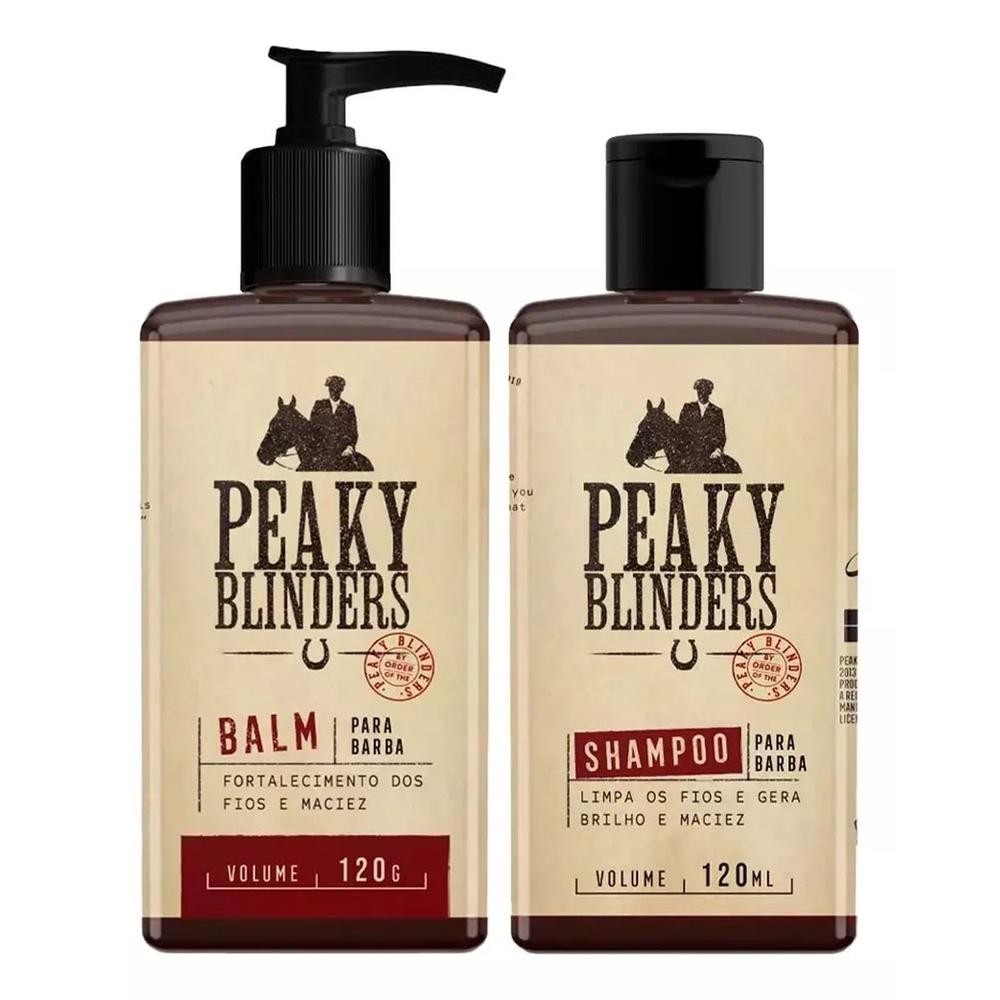 Kit Shampoo e Balm Para Barba Peaky Blinders Don alcides