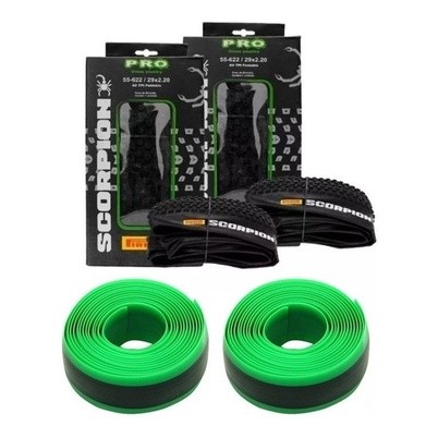 Par Pneu Pirelli 29 X 2.20 Scorpion Pro Ii+ Fitas Anti Furo em Oferta na Shopee