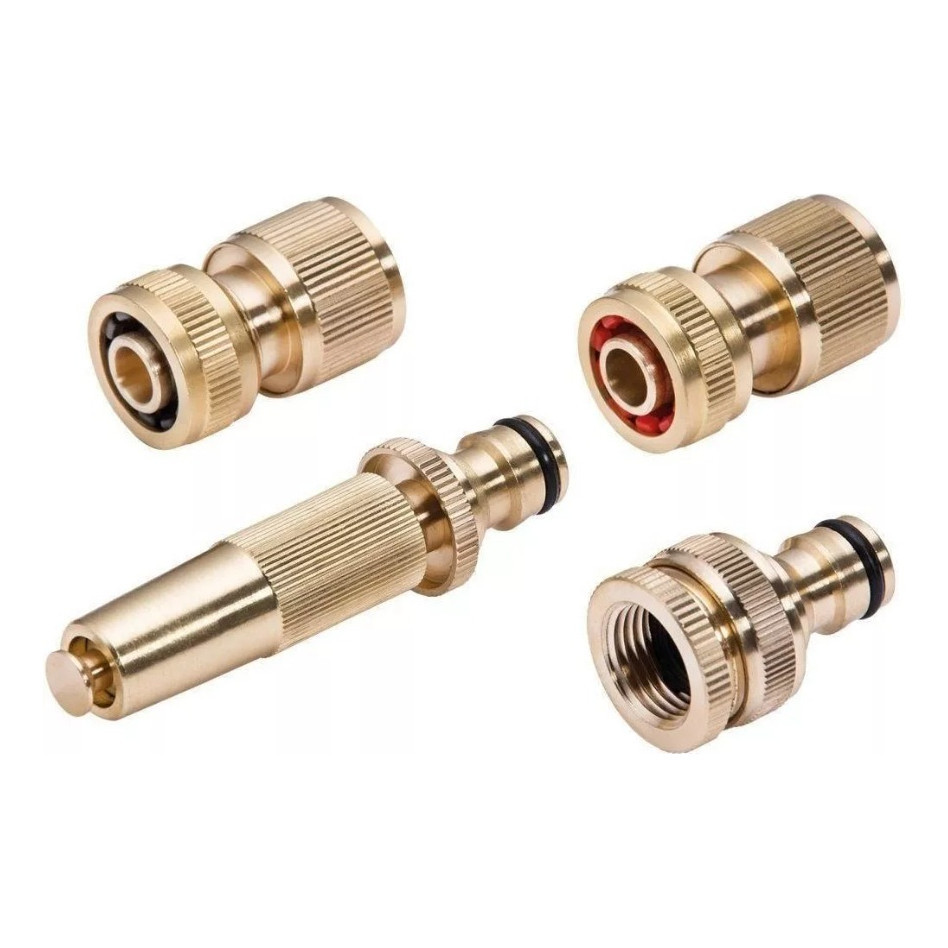 Kit 4 Peças Engate Rápido Para Mangueira Com Conectores em Oferta na Shopee