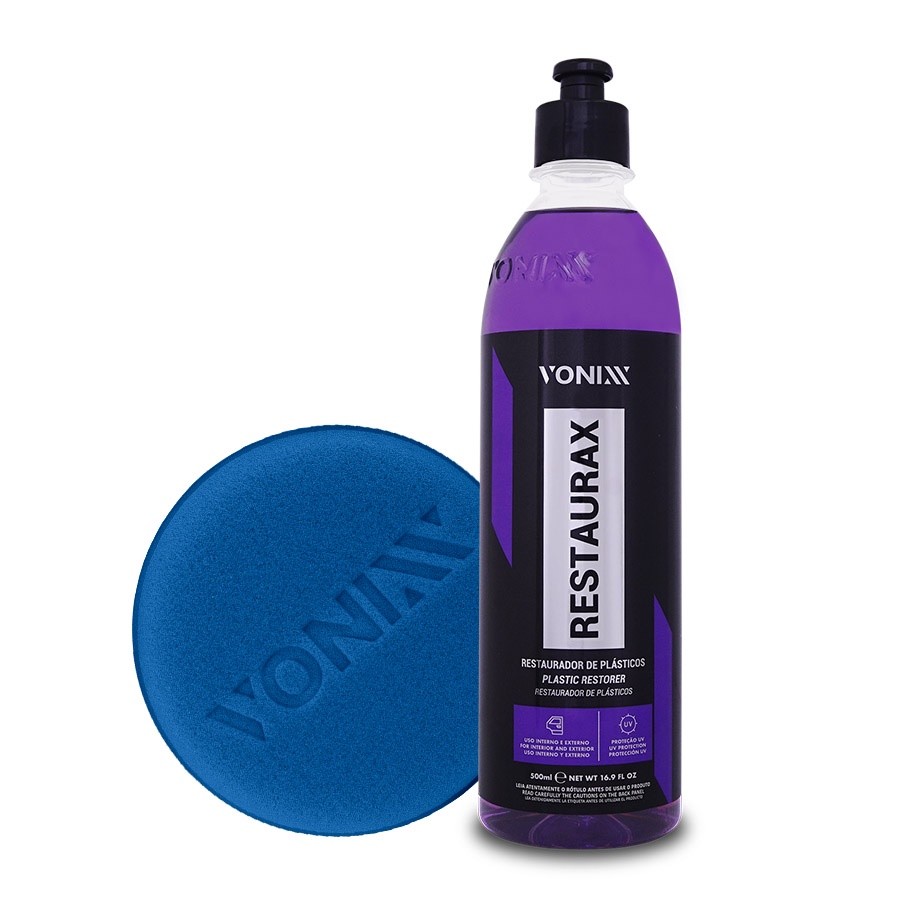 Kit Restaurax 500ML + Aplicador de espuma Premium Vonixx em Oferta na Shopee