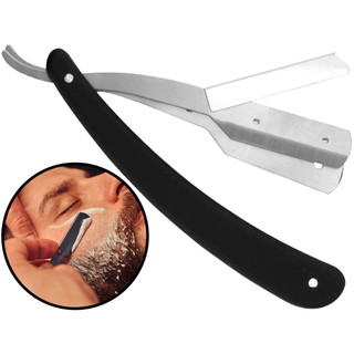 Navalha Para Barbeiro Acabamentos Navalhete Profissional Lâmina Aço Carbono em Oferta na Shopee
