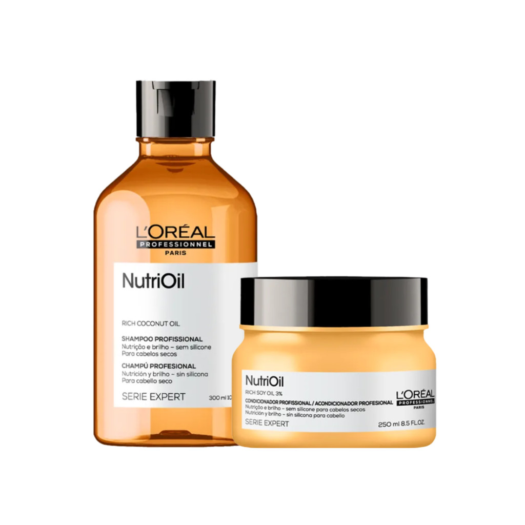 Kit NutriOil Shampoo 300ml e Máscara 250g em Oferta na Shopee