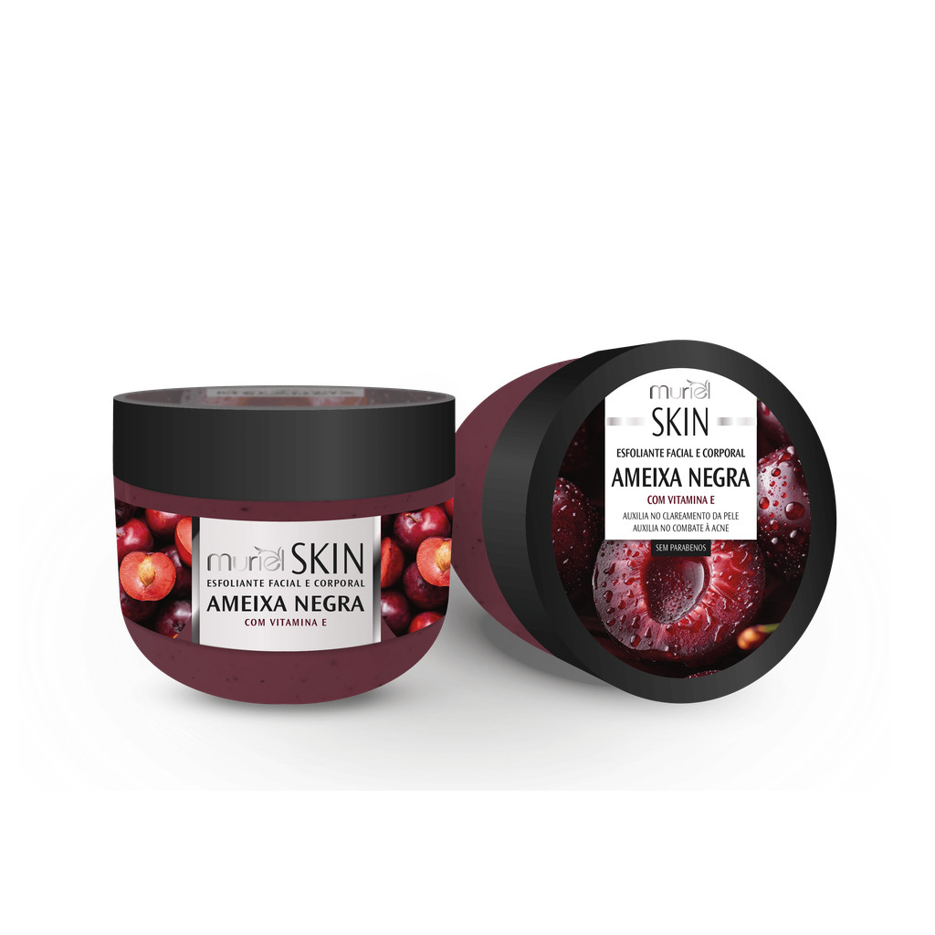 Esfoliante Facial e Corporal 250g Muriel em Oferta na Shopee