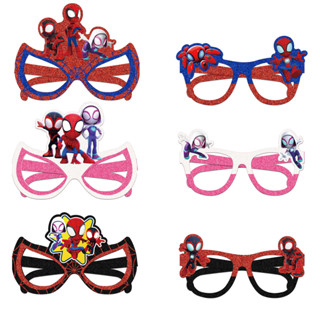 12pc/set Spidey And Your Amazing Friends Theme Party 3D Paper Glasses Kids Toys Feliz Aniversário Decoração De Festa De em Oferta na Shopee