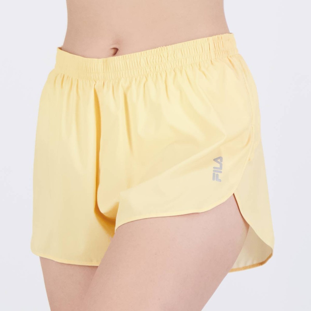Shorts Fila Core Run Feminino Amarelo - Women Clothes