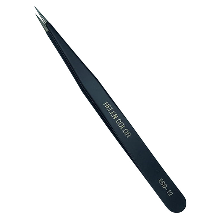 Pinça Reta Preta Helen Color ESD-12