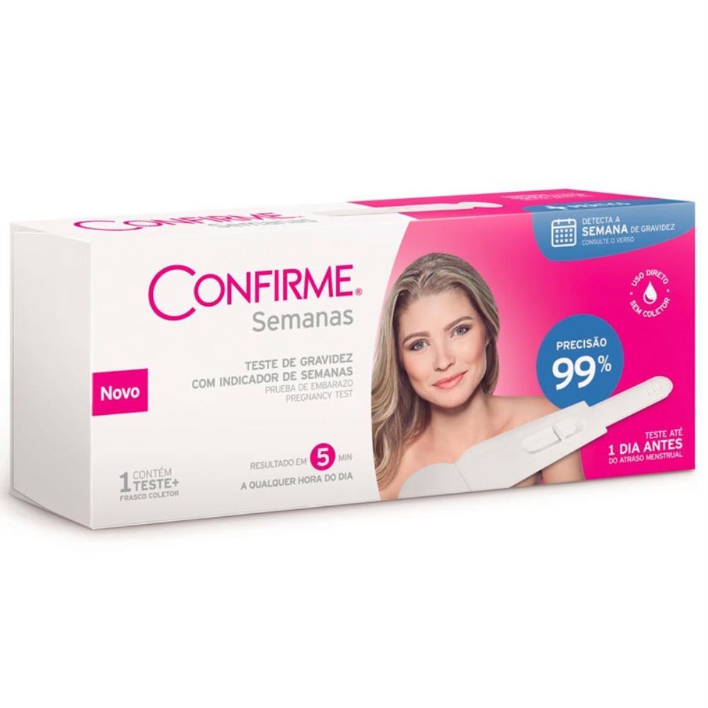 CONFIRME SEMANAS TESTE DE GRAVIDEZ COM 1 UNIDADE em Oferta na Shopee