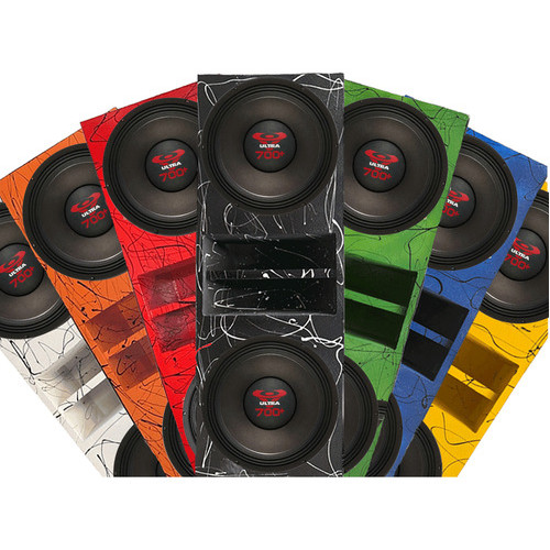 CAIXA DUTO RÉGUA 2 ALTO FALANTES ULTRAVOX ULTRA 700 WOOFER CORES