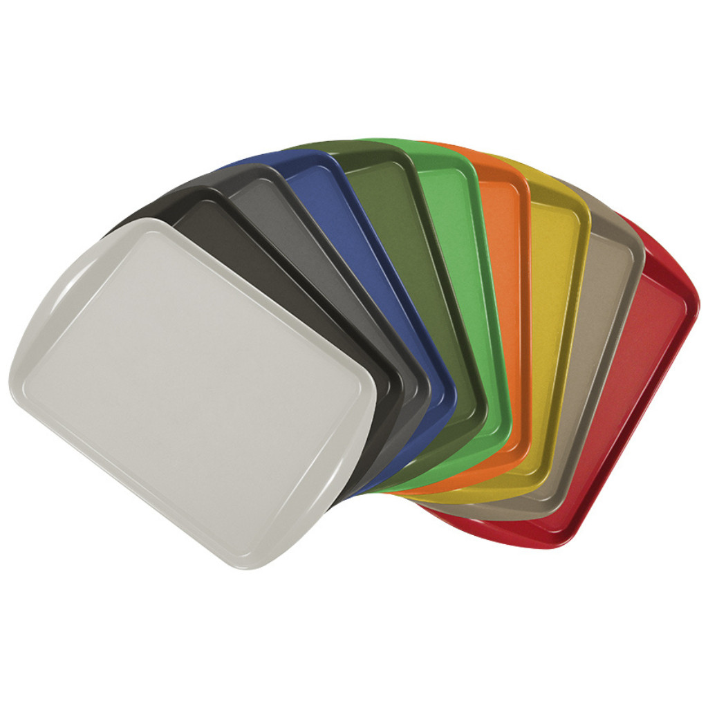 Kit 20 Un Bandeja Restaurante Self Service Fast Food 44x30 Semaza Refeitorio Retangular
