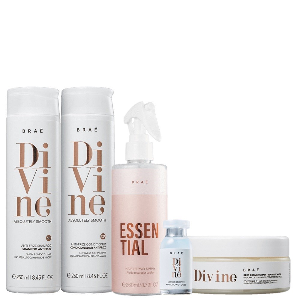 Kit Brae Divine Essential Power Dose (5 Produtos) em Oferta na Shopee
