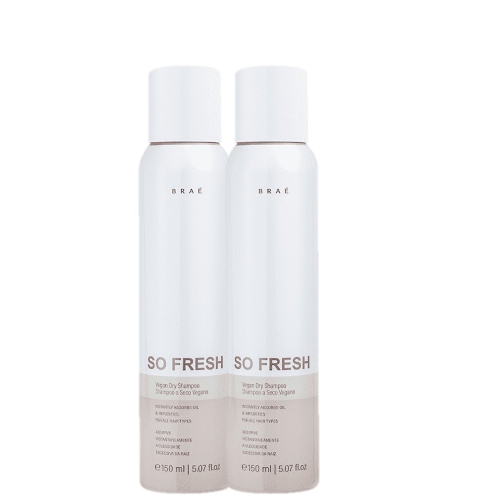 Kit BRAE So Fresh - Shampoo a Seco 150ml (2 Unidades) em Oferta na Shopee
