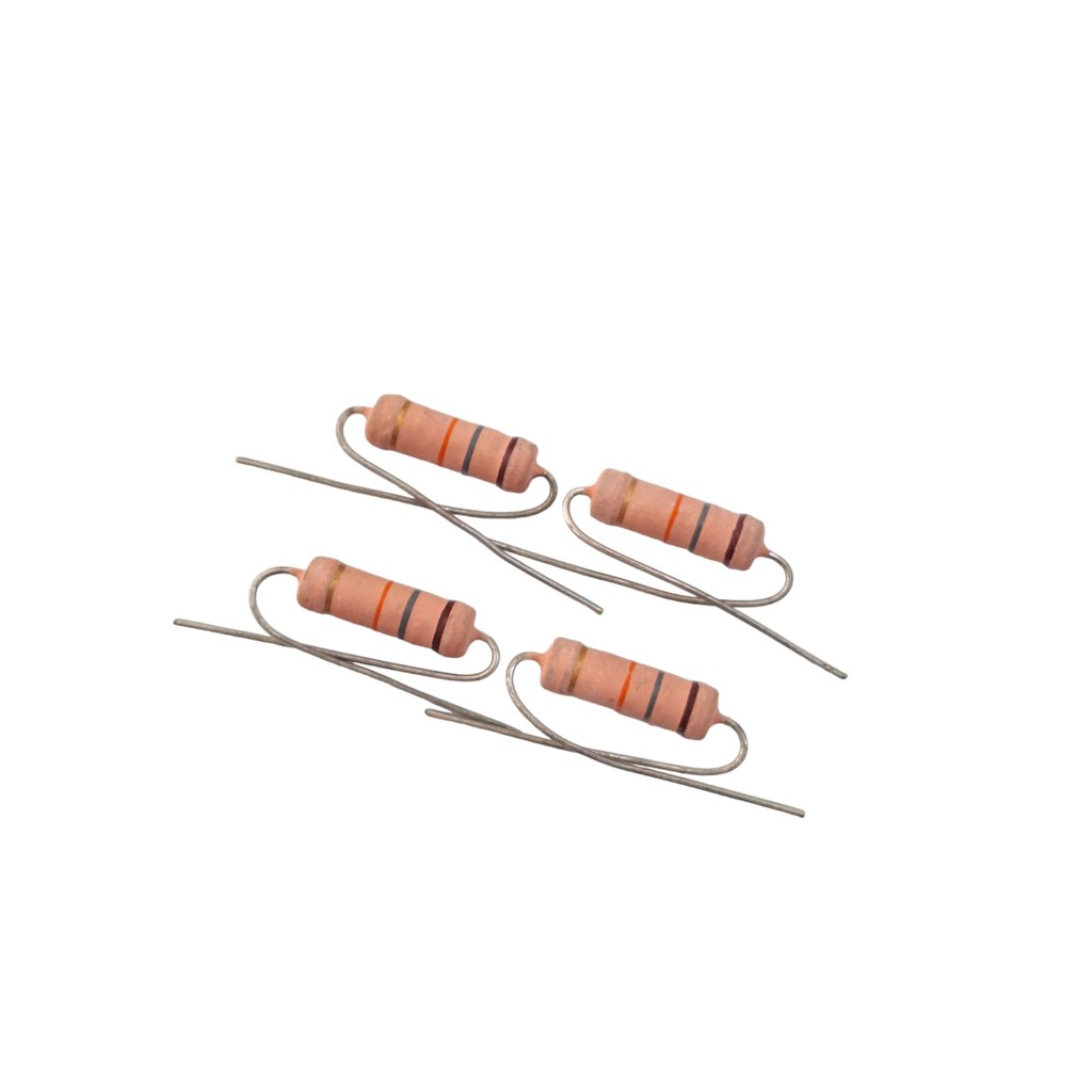 Kit 04 Resistor De Potência 18K 3W 5% Filme De Carbono