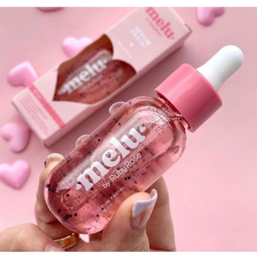 MELU Sérum Facial RUBY ROSE – Hidratação, Detox e Antioxidante com Ação Profunda