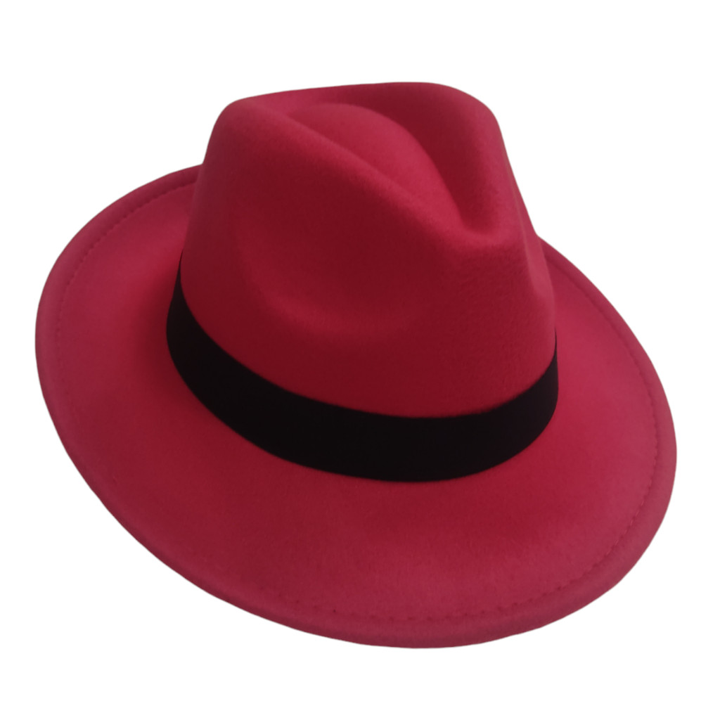 Chapeu Fedora Feminino Vermelho - Comprar com Melhor Preço em Bonés, Chapéus e Toucas