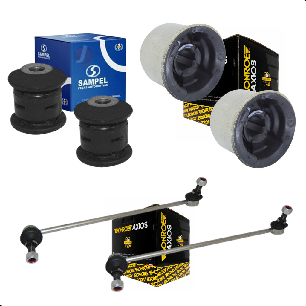 Kit Bucha Bandeja Leque+Bieleta Tiguan Jetta Passat CC A3 Q3