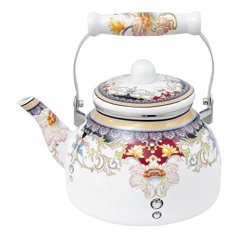 Chaleira Esmaltada 2,5 Litros Charm Indiano A5imp - 0793-2 em Oferta na Shopee