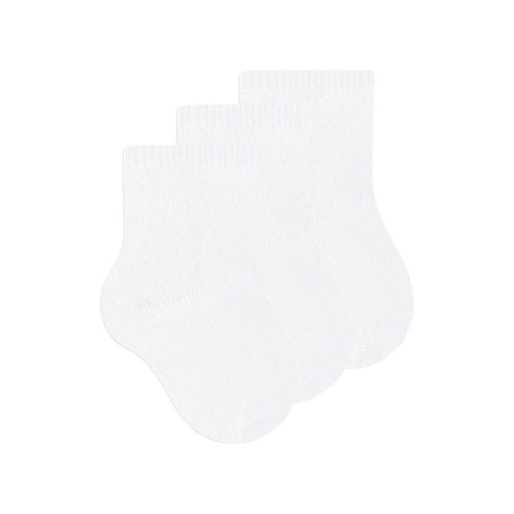Kit 3 Pares de Meias Bebê Cano Curto Selene 1320-001 em Oferta na Shopee