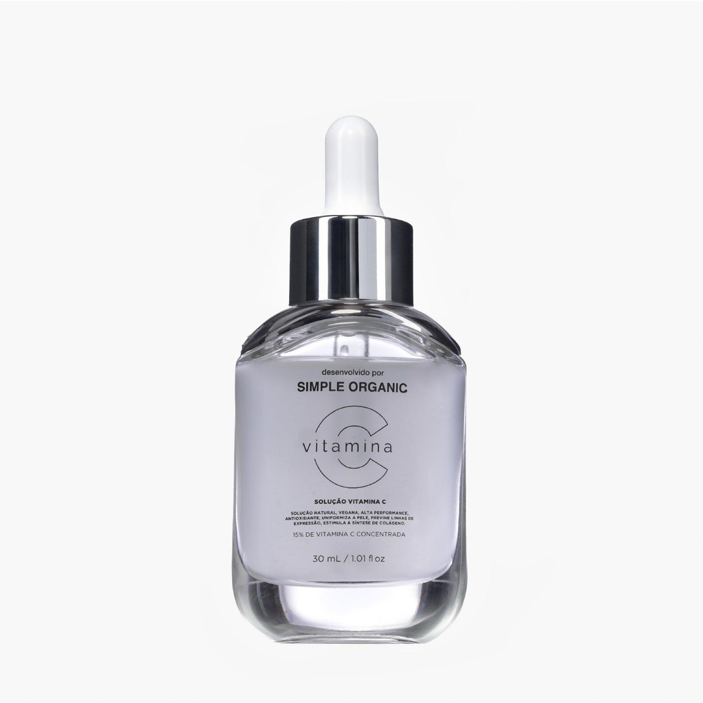 Sérum Solução Vitamina C Simple Organic - Beauty