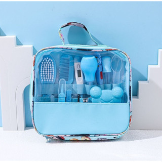 Kit Ate 13 Higiene Cuidado Bebê Essencial Cuidados Com O Bebê Recém Cortador Escova Cabelo Unha Pente em Oferta na Shopee