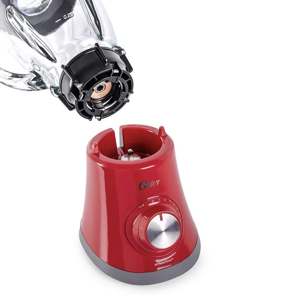 Liquidificador Oster Super Chef Vermelho 1,25L BLSTMG-RR8 110V — imagem 2 de 2