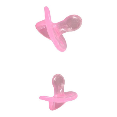 Chupeta Calmante Bico Simétrico  100% Silicone 2 Unidades  Para Menina Baby Nany em Oferta na Shopee