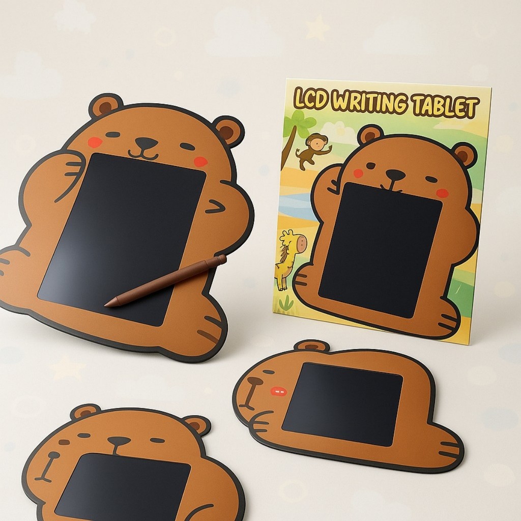 NOVA - Lousa Mágica Capivara Lcd Infantil Tablet Com Caneta 27X23CM/ 36X20CM em Oferta na Shopee