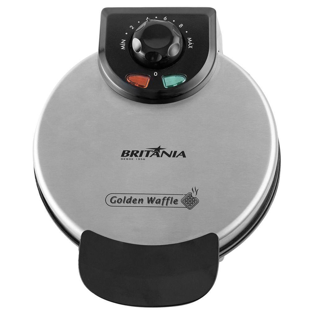 Máquina Golden Waffle Britânia 850W 110V em Oferta na Shopee
