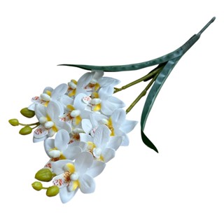 Orquídea Cymbidium 3D Com Folhas Artificial Decoração em Oferta na Shopee