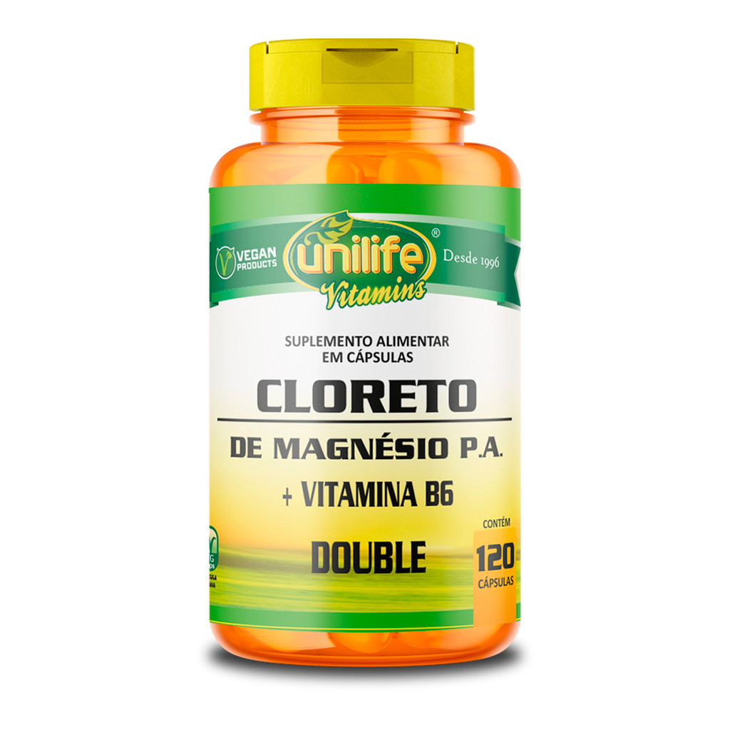 Cloreto de Magnésio P.A. 810mg Unilife 120 cápsulas em Oferta na Shopee