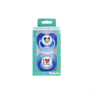 Kit Chupeta Baby Go Ortodôntica Mickey Tamanho 1 - 2 Peças em Oferta na Shopee