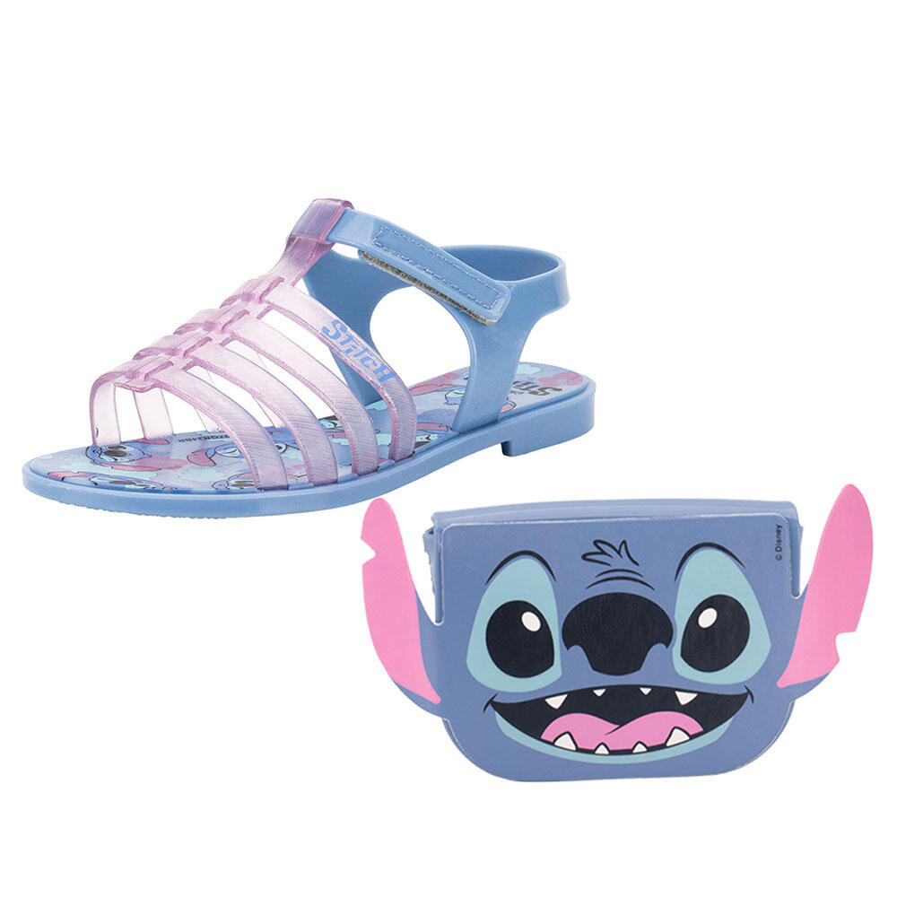 Kit Sandália Infantil Stitch Clutch E Stitch Clutch Bag Grendene Kids 23199 em Oferta na Shopee