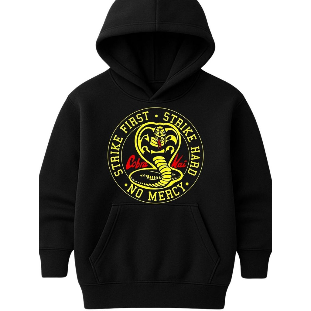Moletom Seriado Cobra Kai Blusa De Frio Karate Kid Filme Geek Blusa 100% Algodão Premium Infantil Unissex Menino Menina