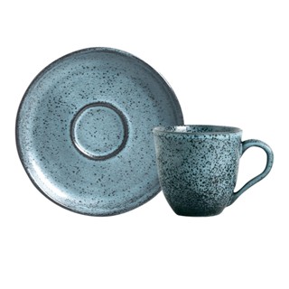 Conjunto com 6 Xícaras De Chá Orgânico 170ml com 6 Pires Bio Night Sky em Oferta na Shopee