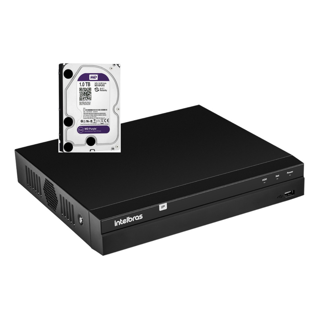 Gravador Dig. De Video Nvd 1404 P Com Hd 1tb Intelbras