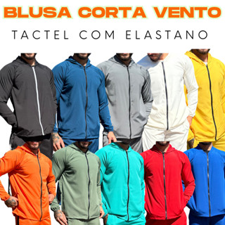 Blusa Corta-Vento Masculina em Tactel com Elastano | Leve, Resistente e Confortável em Oferta na Shopee