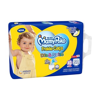 Fralda Calça MamyPoko Dia&Noite Giga XG 52 unidades em Oferta na Shopee