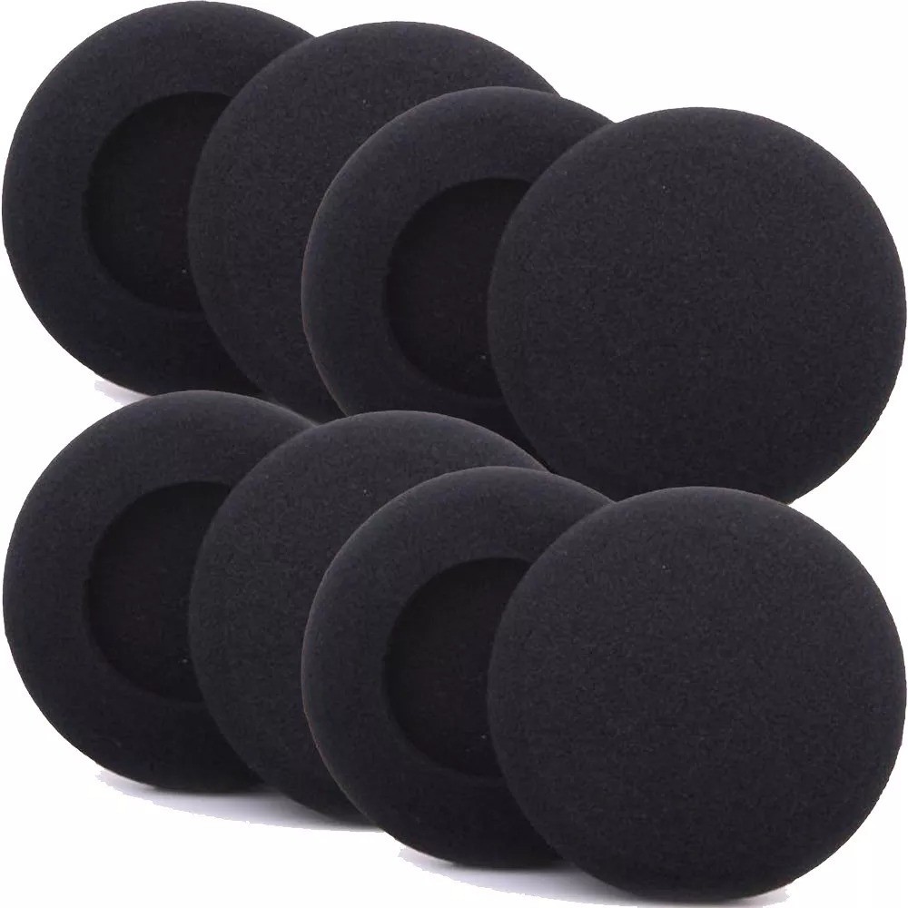 Kit 6 Espumas Reposição Fone Porta Pro Promoção