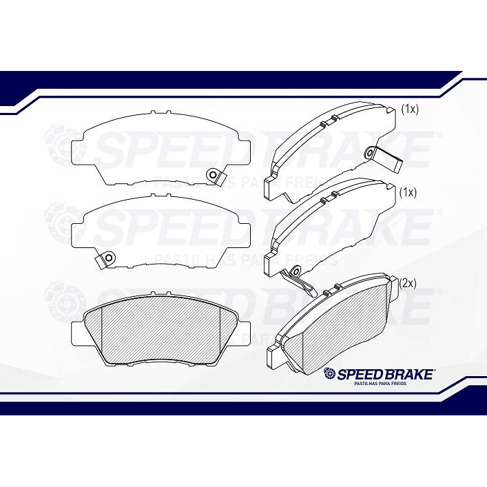 Pastilha Freio Dianteira Honda City 1.5 16V 2013 Até 2025 Original Seed Brake