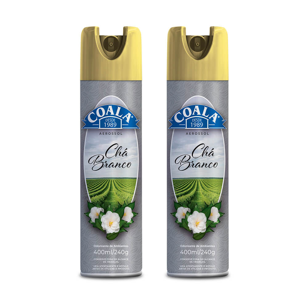 Kit Coala 2 Aerossol - Chá Branco