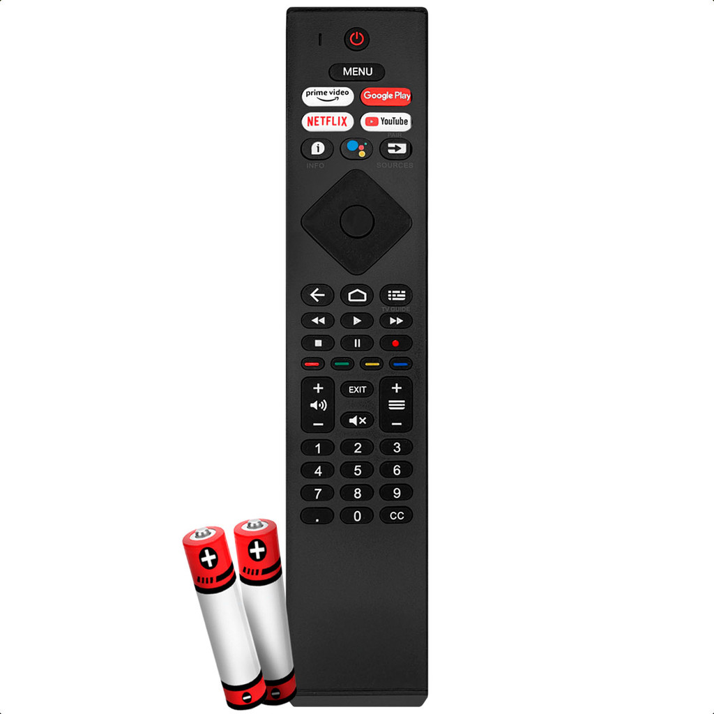 Controle Remoto Compatível TV Philips UHD 4K Prime Netflix GloboPlay YouTube em Oferta na Shopee