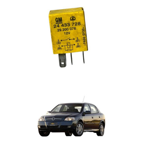 Relé Auxiliar Gm Astra 1999 2012 Usado 24433728