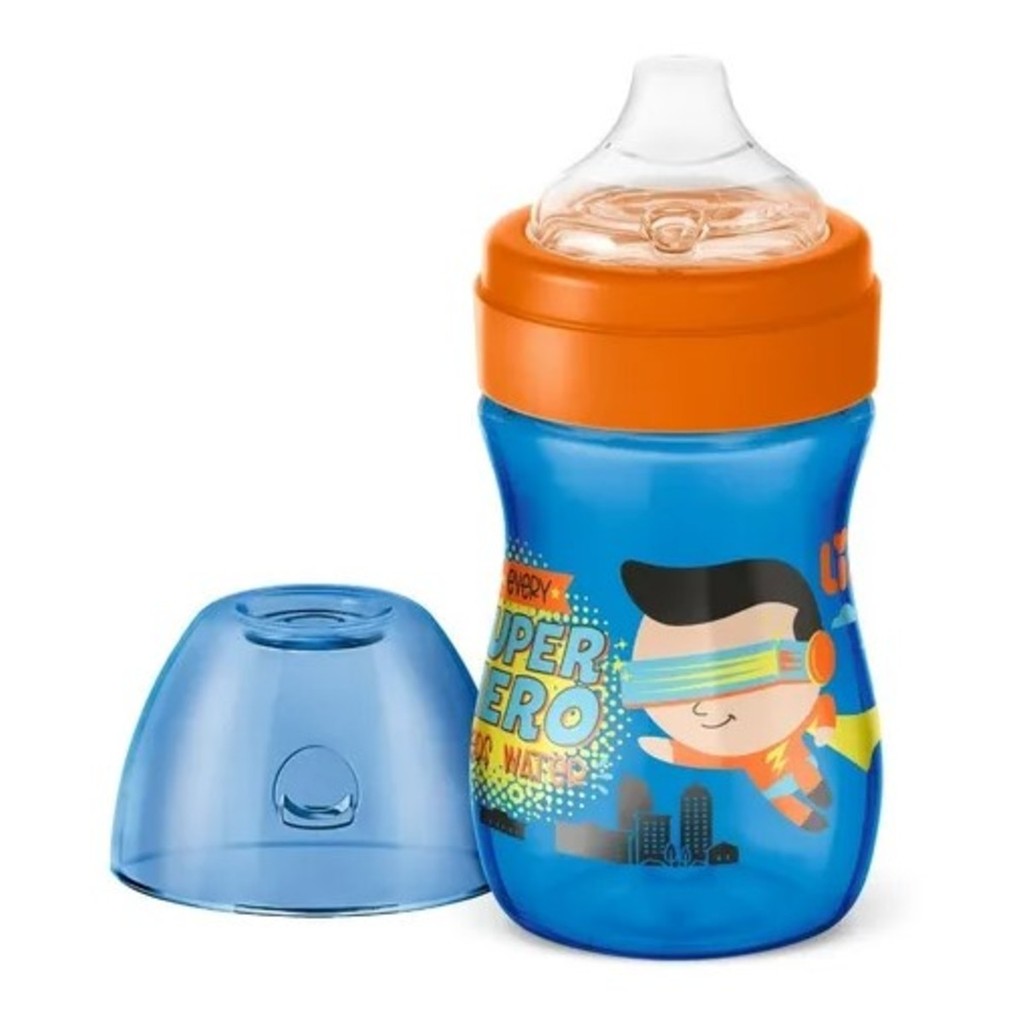 Copo de Treinamento infantil Evolution 240ML Azul - Lillo em Oferta na Shopee