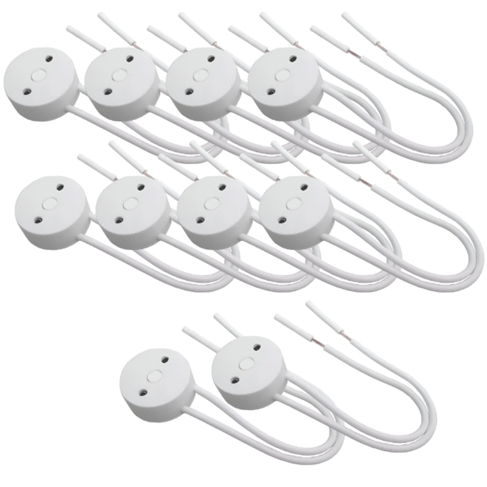 KIT 10 SOQUETE FLUOR LAMP TUBULAR T5  C/ RABICHO
