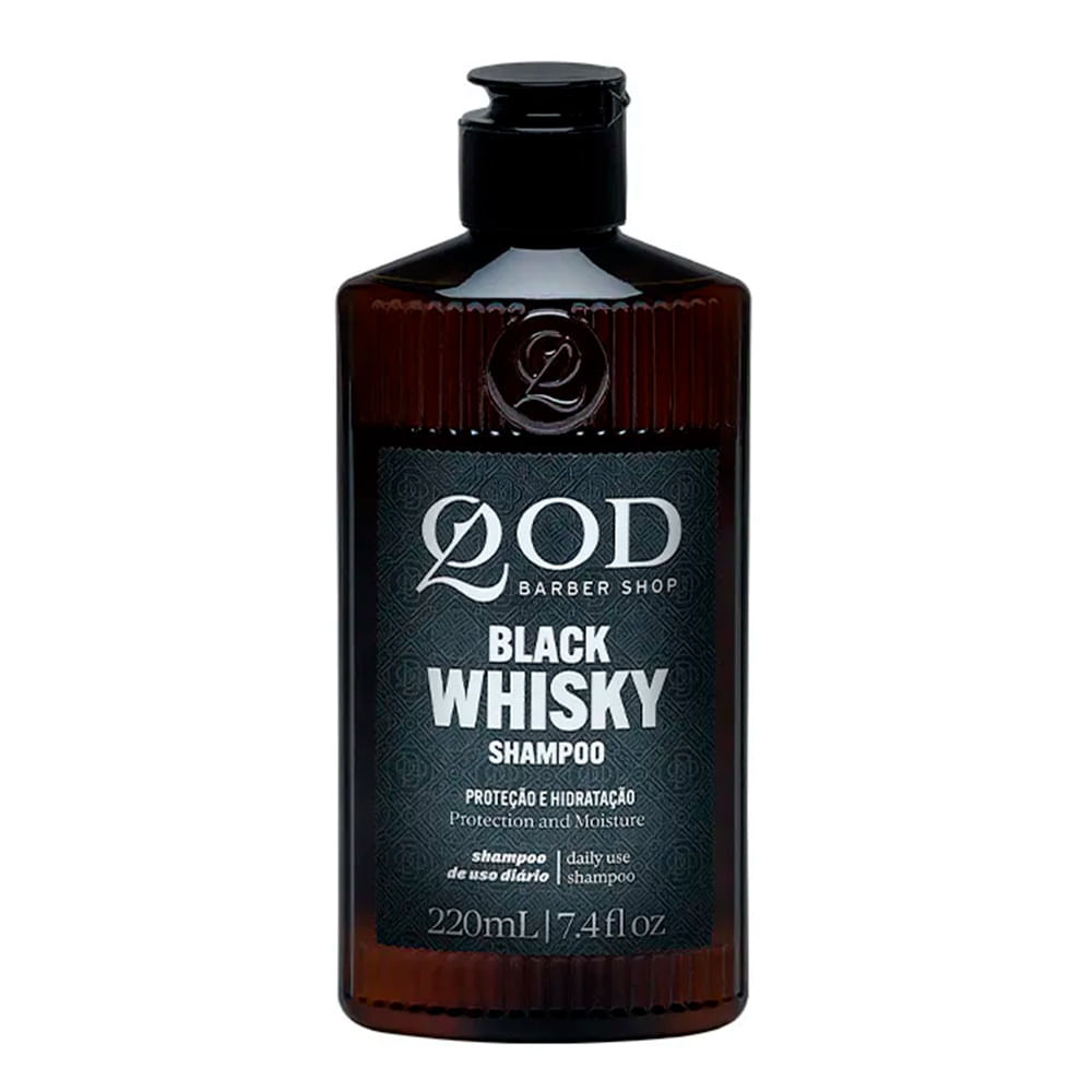 Shampoo QOD Barber Shop Black Whiskey 220ml - Beauty
